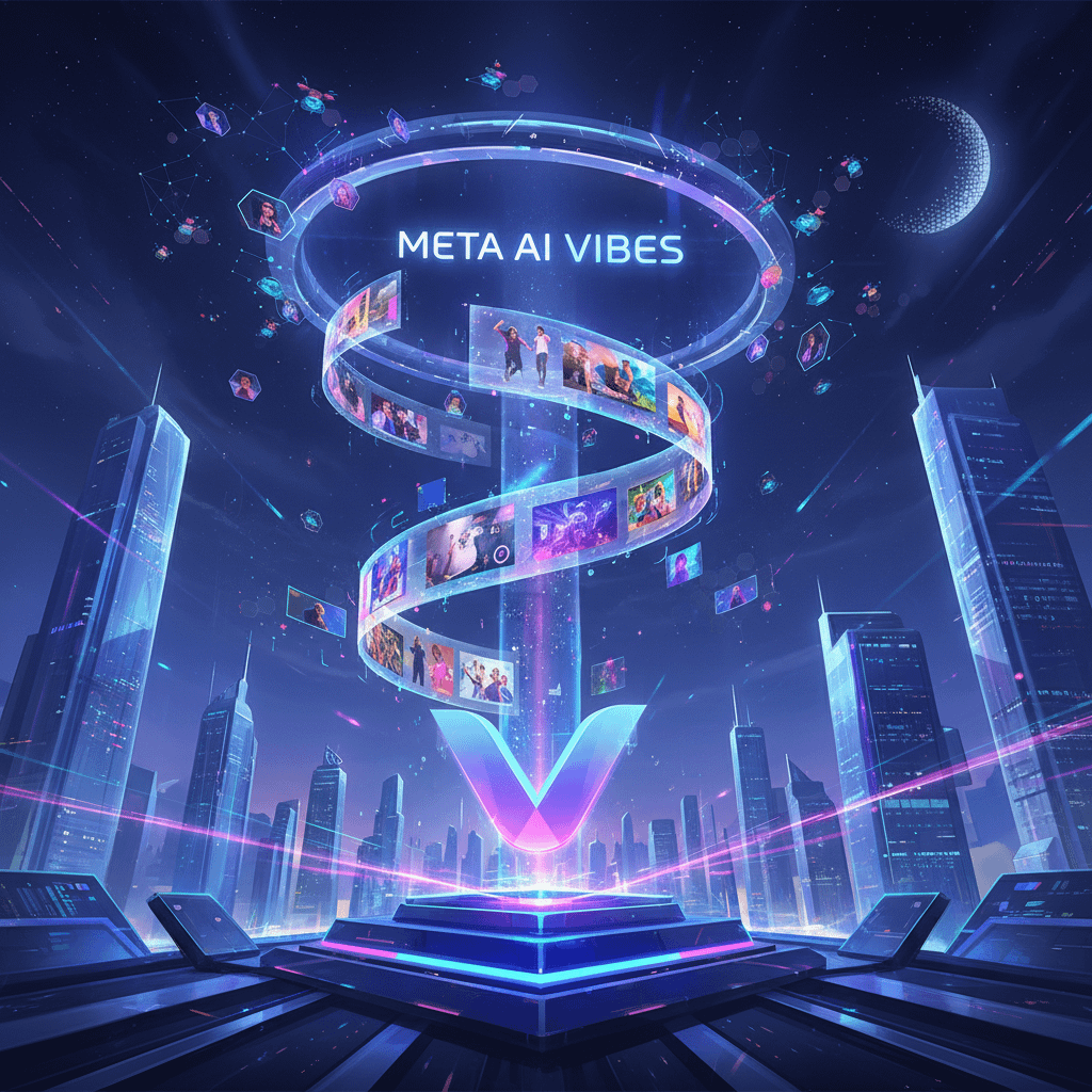 Meta lança Feed de Vídeo com Inteligência Artificial ‘Vibes’ e agita o ecossistema de criação digital