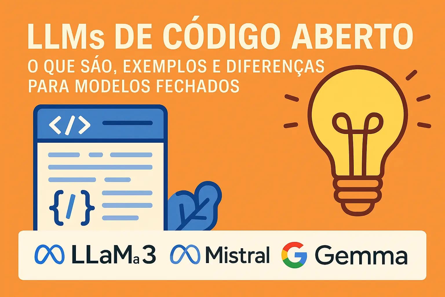 LLMs de Código Aberto: O Que São, Exemplos e Diferenças Para Modelos Fechados