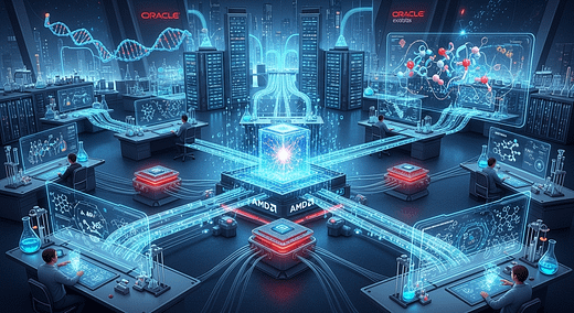 AMD, Oracle e indústria farmacêutica