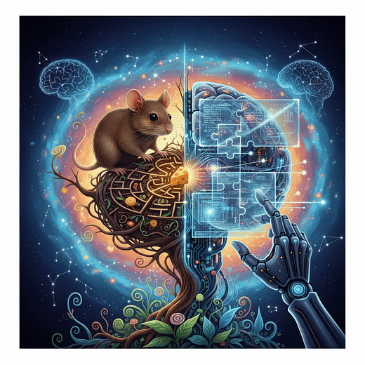 raciocínio biológico e de IA